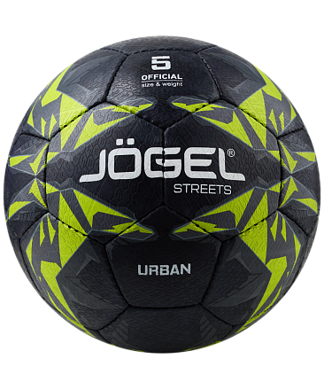 Мяч футбольный JOGEL Urban №5, black - купить в интернет магазине Икс Мастер 