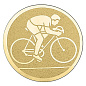 Эмблема Велоспорт 25мм металл (золото) в Иркутске - купить в интернет магазине Икс Мастер