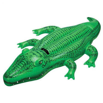 Игрушка INTEX Крокодил для катания по воде 168*86см в Иркутске - купить в интернет магазине Икс Мастер