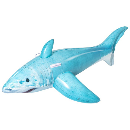 Игрушка Bestway для катания по воде Белая акула, 157*71 см в Иркутске - купить в интернет магазине Икс Мастер