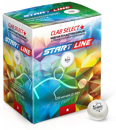 Мячи Start Line Club Select 1* (120 шт, бел.) - купить в интернет магазине Икс Мастер 