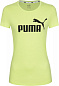 Футболка Puma ESS Logo Tee W Green в Иркутске - купить в интернет магазине Икс Мастер