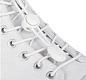 Шнурки для обуви круглые, ширина 3мм 100см с фиксатором, белые в Иркутске - купить в интернет магазине Икс Мастер