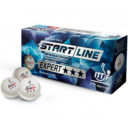 Мячи Start line V40+ 3*star (ITTF) (10 шт) - купить в интернет магазине Икс Мастер 