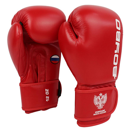 Перчатки боксёрские BoyBo TITAN кожа, одобрены ФБР, красные в Иркутске - купить в интернет магазине Икс Мастер