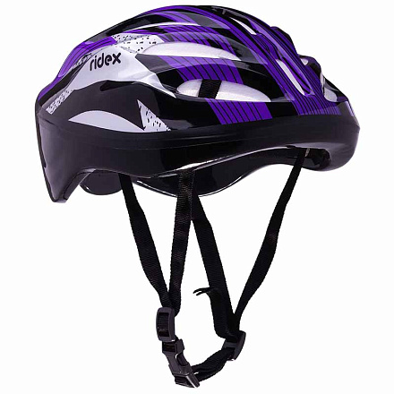 Шлем защитный RIDEX Cyclone, фиолетовый/черный в Иркутске - купить в интернет магазине Икс Мастер