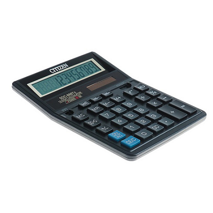 Калькулятор настольный 12-разрядный, Citizen Business Line SDC888TII, двойное питание, 159 х 205 х 2 в Иркутске - купить в интернет магазине Икс Мастер