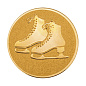 Эмблема Коньки 25мм металл (золото) в Иркутске - купить в интернет магазине Икс Мастер